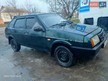 Зеленый ВАЗ 2109, объемом двигателя 1.3 л и пробегом 333 тыс. км за 650 $, фото 1 на Automoto.ua