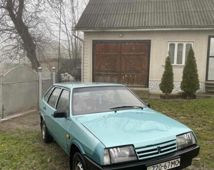 Зеленый ВАЗ 2109, объемом двигателя 1 л и пробегом 230 тыс. км за 1000 $, фото 1 на Automoto.ua