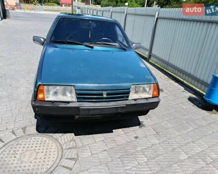 Зеленый ВАЗ 2109, объемом двигателя 1.5 л и пробегом 200 тыс. км за 1100 $, фото 1 на Automoto.ua