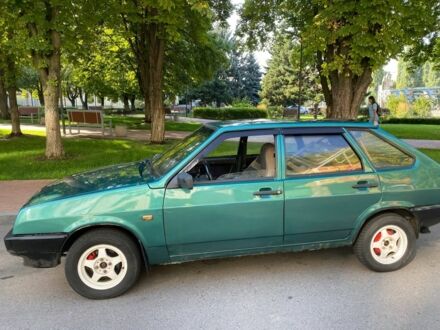 Зеленый ВАЗ 2109, объемом двигателя 1.5 л и пробегом 50 тыс. км за 1400 $, фото 1 на Automoto.ua