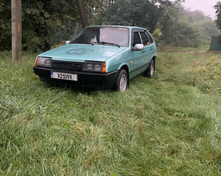 Зеленый ВАЗ 2109, объемом двигателя 1.5 л и пробегом 200 тыс. км за 1600 $, фото 1 на Automoto.ua