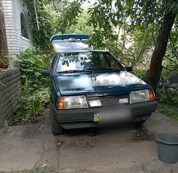Зеленый ВАЗ 2109, объемом двигателя 1.5 л и пробегом 398 тыс. км за 1500 $, фото 1 на Automoto.ua