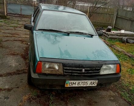 Зеленый ВАЗ 2109, объемом двигателя 1.5 л и пробегом 250 тыс. км за 1100 $, фото 1 на Automoto.ua