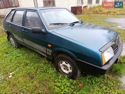 Зеленый ВАЗ 2109, объемом двигателя 1.5 л и пробегом 100 тыс. км за 950 $, фото 1 на Automoto.ua