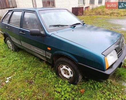 Зеленый ВАЗ 2109, объемом двигателя 1.5 л и пробегом 100 тыс. км за 950 $, фото 1 на Automoto.ua