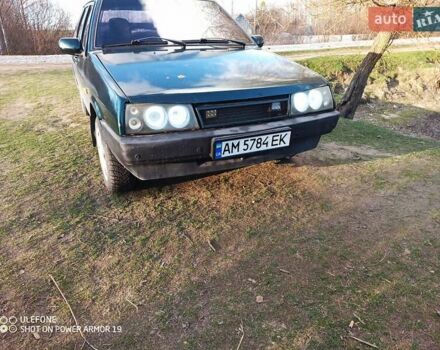 Зелений ВАЗ 2109, об'ємом двигуна 1.5 л та пробігом 200 тис. км за 1500 $, фото 1 на Automoto.ua