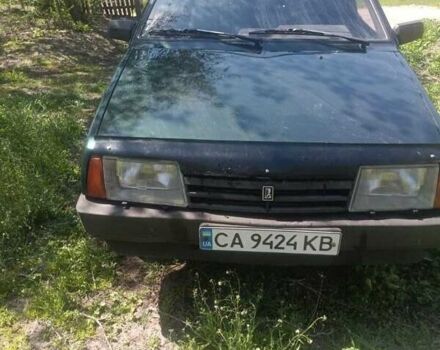 Зеленый ВАЗ 2109, объемом двигателя 1.5 л и пробегом 250 тыс. км за 950 $, фото 1 на Automoto.ua