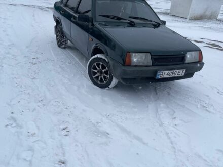 Зелений ВАЗ 2109, об'ємом двигуна 1.5 л та пробігом 100 тис. км за 1400 $, фото 1 на Automoto.ua