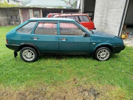 Зеленый ВАЗ 2109, объемом двигателя 1.5 л и пробегом 150 тыс. км за 599 $, фото 1 на Automoto.ua