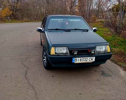 Зеленый ВАЗ 2109, объемом двигателя 1.5 л и пробегом 210 тыс. км за 1850 $, фото 1 на Automoto.ua