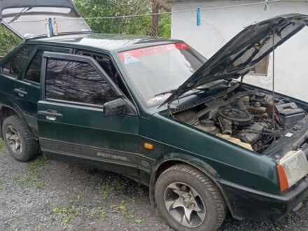 Зеленый ВАЗ 2109, объемом двигателя 1.5 л и пробегом 230 тыс. км за 1600 $, фото 1 на Automoto.ua