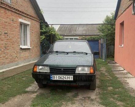 Зеленый ВАЗ 2109, объемом двигателя 1.4 л и пробегом 280 тыс. км за 1500 $, фото 1 на Automoto.ua