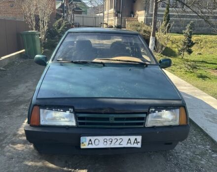 Зеленый ВАЗ 2109, объемом двигателя 1.5 л и пробегом 120 тыс. км за 350 $, фото 1 на Automoto.ua