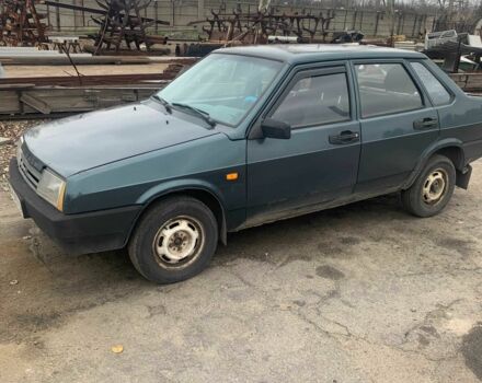 Зеленый ВАЗ 2109, объемом двигателя 1.5 л и пробегом 300 тыс. км за 800 $, фото 1 на Automoto.ua