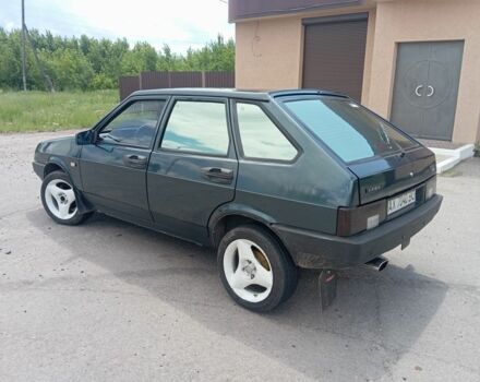 Зеленый ВАЗ 2109, объемом двигателя 1 л и пробегом 72 тыс. км за 1400 $, фото 1 на Automoto.ua