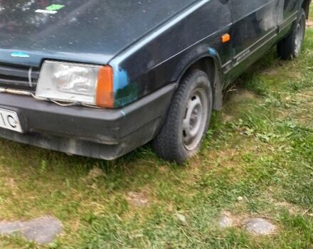 Зеленый ВАЗ 2109, объемом двигателя 1 л и пробегом 337 тыс. км за 1200 $, фото 1 на Automoto.ua