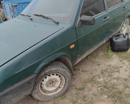Зеленый ВАЗ 2109, объемом двигателя 1 л и пробегом 20 тыс. км за 436 $, фото 1 на Automoto.ua