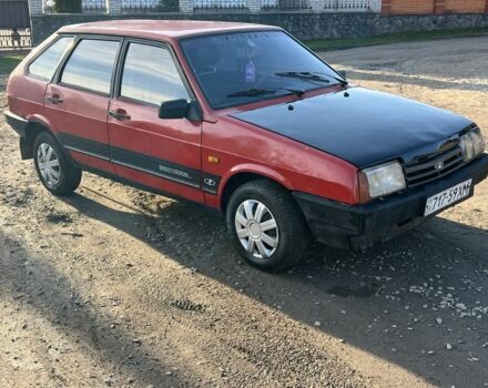 Красный ВАЗ 21093, объемом двигателя 1.5 л и пробегом 222 тыс. км за 500 $, фото 1 на Automoto.ua
