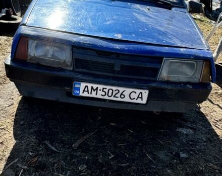 Синий ВАЗ 21093, объемом двигателя 1.5 л и пробегом 420 тыс. км за 790 $, фото 1 на Automoto.ua