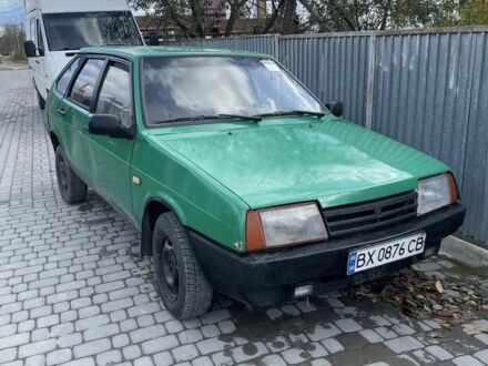 Зеленый ВАЗ 21093, объемом двигателя 1.3 л и пробегом 3 тыс. км за 600 $, фото 1 на Automoto.ua