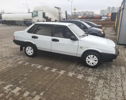 Белый ВАЗ 21099, объемом двигателя 1.5 л и пробегом 5 тыс. км за 850 $, фото 1 на Automoto.ua