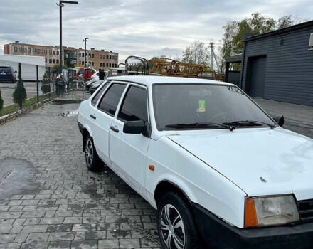 Белый ВАЗ 21099, объемом двигателя 1.45 л и пробегом 444 тыс. км за 650 $, фото 1 на Automoto.ua