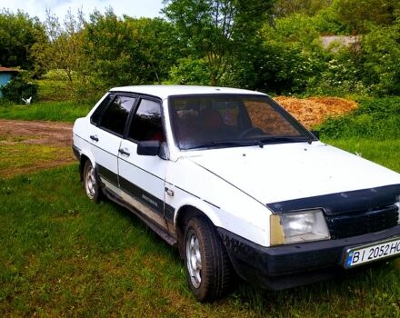 Белый ВАЗ 21099, объемом двигателя 1.5 л и пробегом 158 тыс. км за 670 $, фото 1 на Automoto.ua