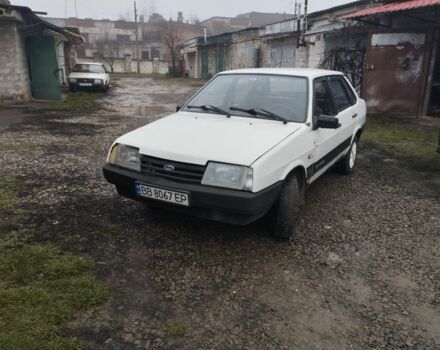 Белый ВАЗ 21099, объемом двигателя 1.5 л и пробегом 2 тыс. км за 1065 $, фото 1 на Automoto.ua