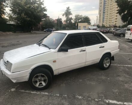 Белый ВАЗ 21099, объемом двигателя 1.5 л и пробегом 80 тыс. км за 1800 $, фото 1 на Automoto.ua