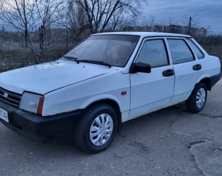 Белый ВАЗ 21099, объемом двигателя 1.5 л и пробегом 90 тыс. км за 950 $, фото 1 на Automoto.ua