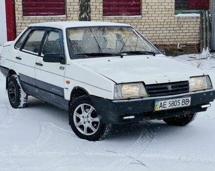 Белый ВАЗ 21099, объемом двигателя 1.5 л и пробегом 58 тыс. км за 1040 $, фото 1 на Automoto.ua