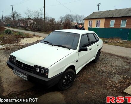 Белый ВАЗ 21099, объемом двигателя 1.5 л и пробегом 288 тыс. км за 1350 $, фото 1 на Automoto.ua