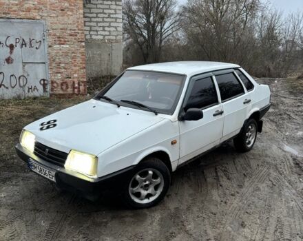 Белый ВАЗ 21099, объемом двигателя 1.5 л и пробегом 196 тыс. км за 1150 $, фото 1 на Automoto.ua