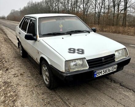 Белый ВАЗ 21099, объемом двигателя 1.5 л и пробегом 356 тыс. км за 1100 $, фото 1 на Automoto.ua
