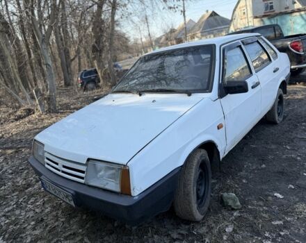 Белый ВАЗ 21099, объемом двигателя 1.5 л и пробегом 196 тыс. км за 750 $, фото 1 на Automoto.ua