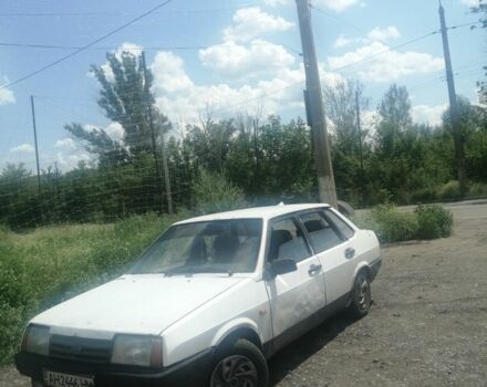 Белый ВАЗ 21099, объемом двигателя 1.5 л и пробегом 333 тыс. км за 358 $, фото 1 на Automoto.ua