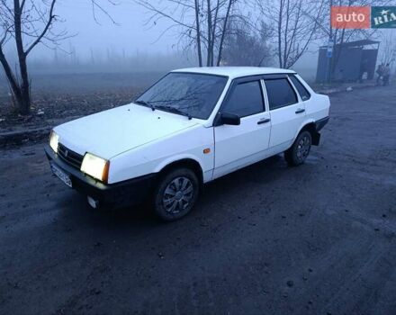 Белый ВАЗ 21099, объемом двигателя 1.5 л и пробегом 100 тыс. км за 1350 $, фото 1 на Automoto.ua