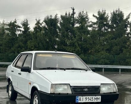 Белый ВАЗ 21099, объемом двигателя 1.5 л и пробегом 98 тыс. км за 1204 $, фото 1 на Automoto.ua