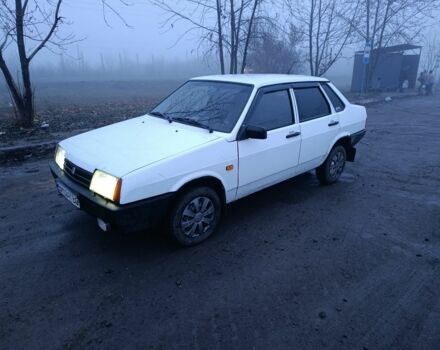 Белый ВАЗ 21099, объемом двигателя 1.5 л и пробегом 100 тыс. км за 1350 $, фото 1 на Automoto.ua