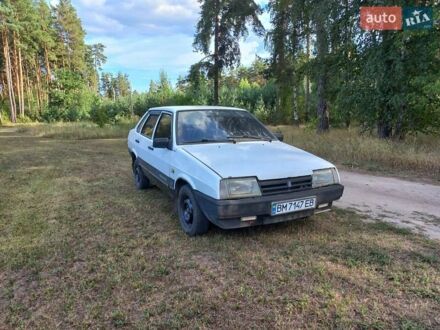Белый ВАЗ 21099, объемом двигателя 1.5 л и пробегом 203 тыс. км за 1050 $, фото 1 на Automoto.ua