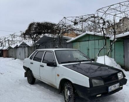 Белый ВАЗ 21099, объемом двигателя 1.5 л и пробегом 82 тыс. км за 1200 $, фото 1 на Automoto.ua