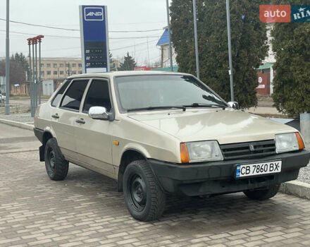 Бежевый ВАЗ 21099, объемом двигателя 1.6 л и пробегом 205 тыс. км за 2000 $, фото 1 на Automoto.ua