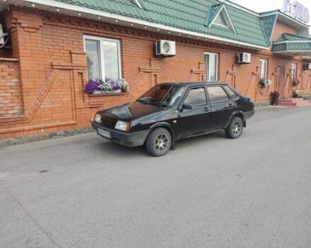 Черный ВАЗ 21099, объемом двигателя 1.6 л и пробегом 280 тыс. км за 1350 $, фото 1 на Automoto.ua