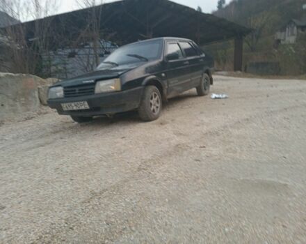 Черный ВАЗ 21099, объемом двигателя 1 л и пробегом 255 тыс. км за 1100 $, фото 2 на Automoto.ua