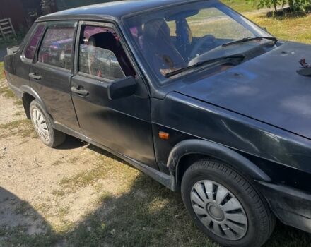 Черный ВАЗ 21099, объемом двигателя 1.6 л и пробегом 157 тыс. км за 1000 $, фото 1 на Automoto.ua