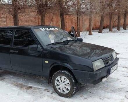 Черный ВАЗ 21099, объемом двигателя 1.5 л и пробегом 150 тыс. км за 1000 $, фото 3 на Automoto.ua
