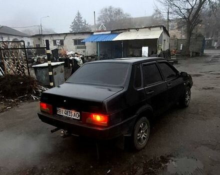 Черный ВАЗ 21099, объемом двигателя 1.5 л и пробегом 200 тыс. км за 950 $, фото 2 на Automoto.ua