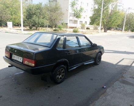 Черный ВАЗ 21099, объемом двигателя 1 л и пробегом 250 тыс. км за 650 $, фото 3 на Automoto.ua
