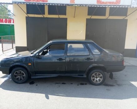 Черный ВАЗ 21099, объемом двигателя 1 л и пробегом 250 тыс. км за 650 $, фото 1 на Automoto.ua