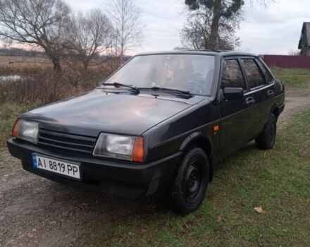 Черный ВАЗ 21099, объемом двигателя 1.5 л и пробегом 230 тыс. км за 1108 $, фото 2 на Automoto.ua